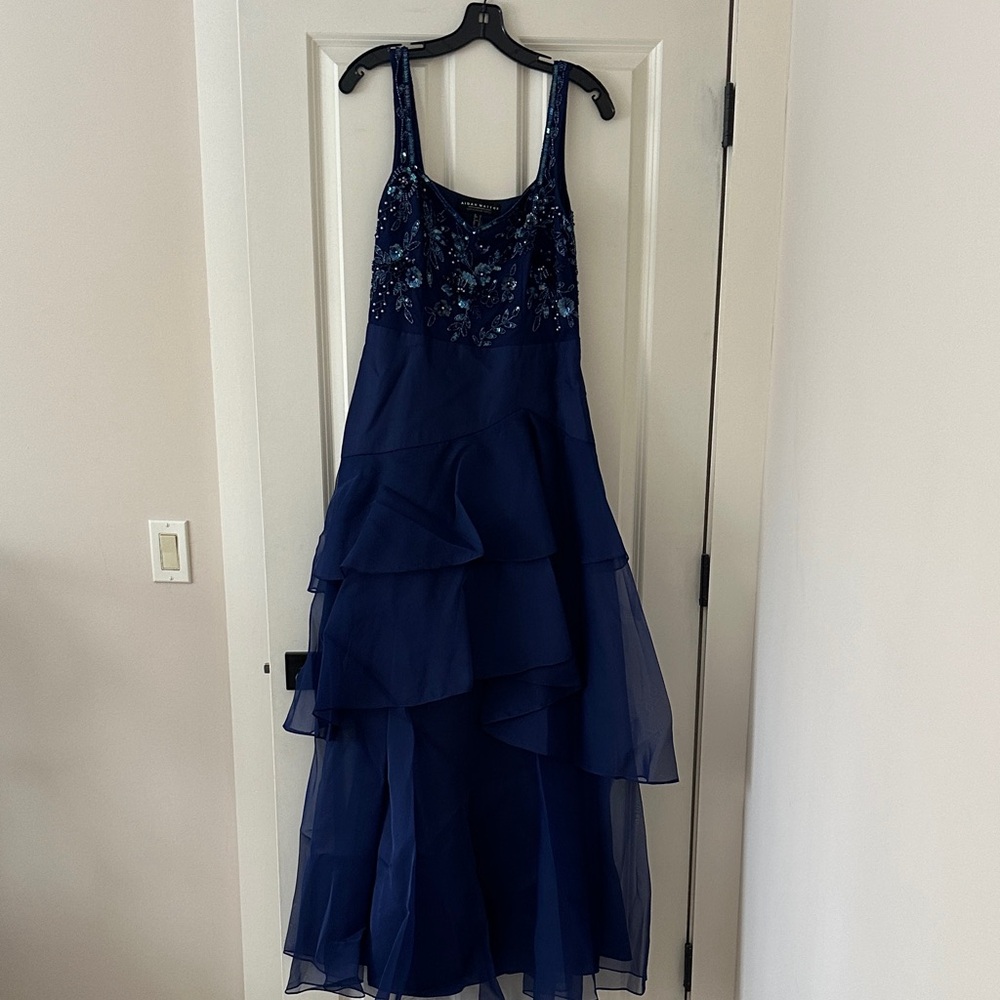 Elegant Navy Blue Dress